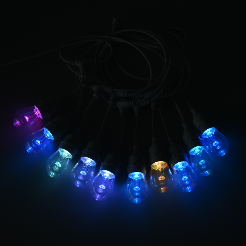 S14 pikselitasolla säädettävät lämpimänvalkoiset RGB-riippuvalot
