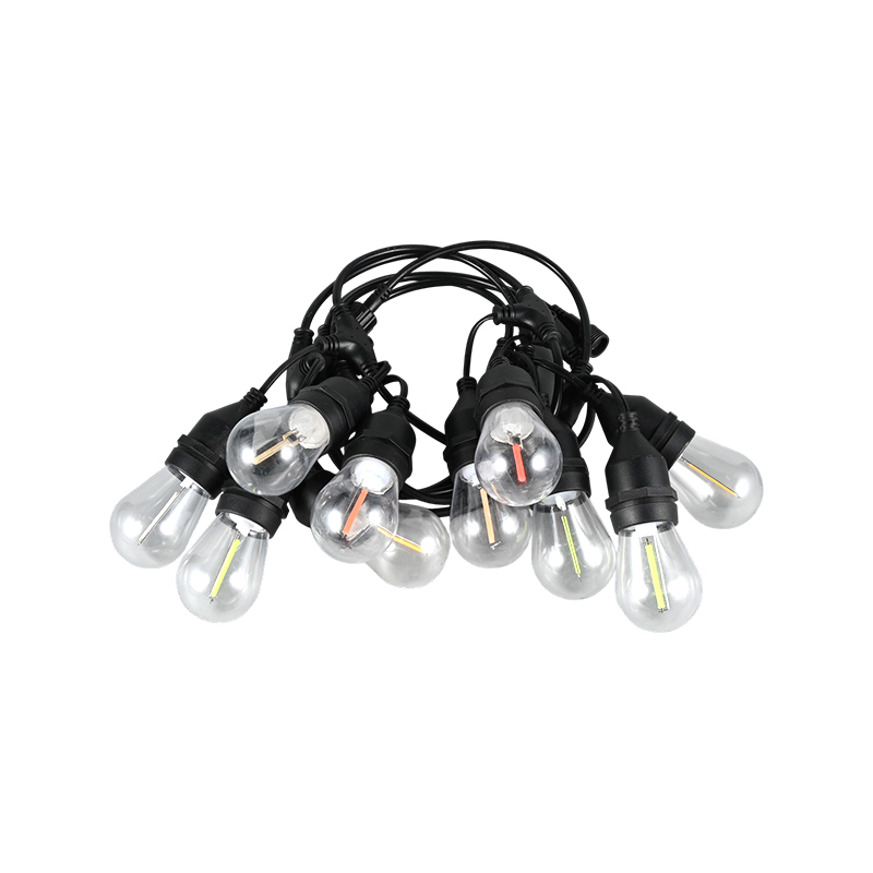S14 Ripustusnauha E27 Spiraali RGBY Meteor Light String