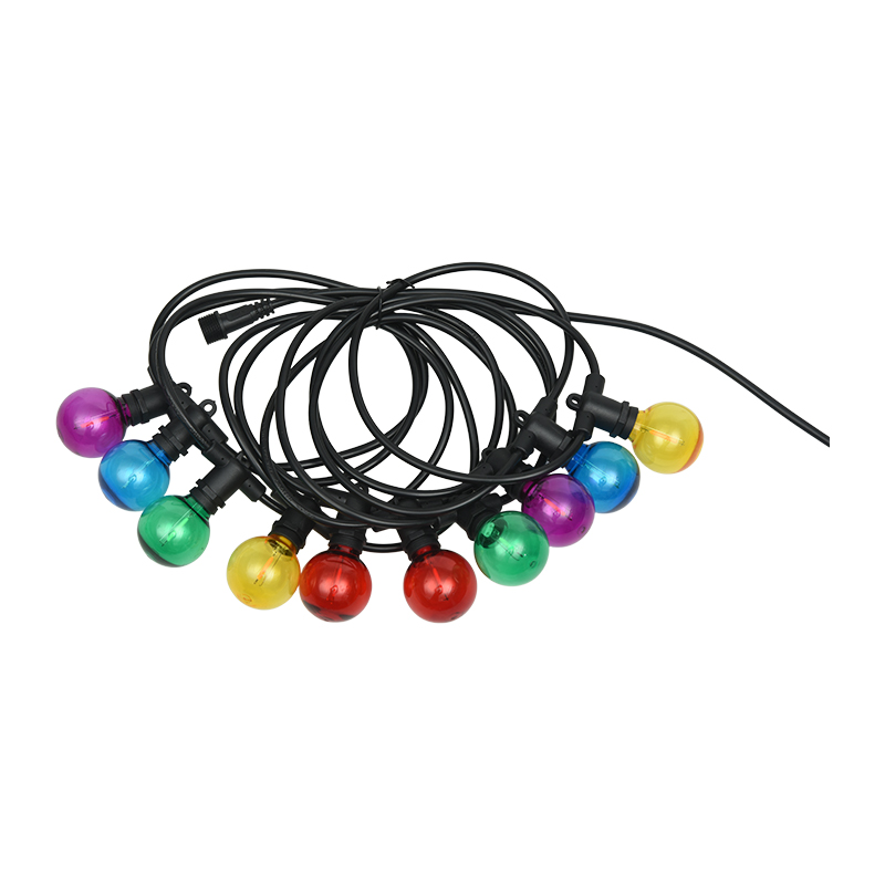 G40 Ball Bubble E12 Spiral Mouth Värikäs koristeellinen juhlavalaistus